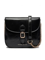 Monnari Torebka BAG0660-020 Czarny. Czarne listonoszki Monnari, bez wzorów, ze skóry, bez dodatków. Za 189.99 zł.