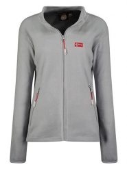 Geographical Norway Kurtka polarowa "Ulyssia" w kolorze szarym rozmiar: XXL. Szare swetry Geographical Norway, xxl, bez wzorów, z polaru, bez ramiączek. Za 61.60 zł.