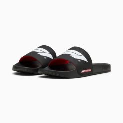 Klapki unisex Puma F1 LEADCAT 2.0 LOGO czarne 30884601 r 40.5. Czarne klapki Puma, bez wzorów, z materiału, bez obcasa. Za 202.54 zł.