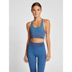 Stanik fitness cardio Hummel hmlClea. Niebieskie bielizna sportowa Hummel, xs, bez wzorów. Za 161.50 zł.