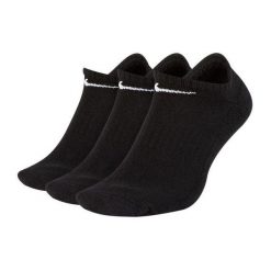 Skarpety Unisex Dla Dorosłych Na Co Dzień Bezuciskowe (zestaw 3 Sztuk). Czarne skarpety Nike, bez wzorów. Za 87.99 zł.