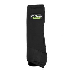 Zamknięte przednie getry dla koni Pro-Tech Airflow. Czarne legginsy sportowe PRO-TECH, l, bez wzorów, do jazdy konnej. Za 333.25 zł.