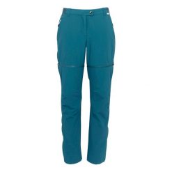 Damskie Spodnie Z Odpinanymi Nogawkami Mountain Zip Off. Niebieskie spodnie sportowe Regatta, bez wzorów, trekkingowe. Za 332.99 zł.