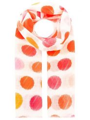 Zwillingsherz Szal "Points" w kolorze różowo-biało-czerwonym - 180 x 84 cm rozmiar: onesize. Czerwone szaliki Zwillingsherz, bez wzorów, z materiału. Za 110.04 zł.