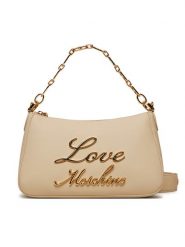 LOVE MOSCHINO Torebka JC4313PP0LKK0110 Beżowy. Brązowe torebki klasyczne Love Moschino, bez wzorów, ze skóry, bez dodatków. Za 759.99 zł.