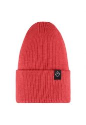 Zimowa czapka beanie H-CHILLI. Brązowe czapki Volcano, bez wzorów, z dzianiny. Za 69.99 zł.