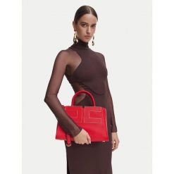 Torebka Elisabetta Franchi. Czerwone torebki klasyczne Elisabetta Franchi, bez wzorów, bez dodatków. Za 1,879.00 zł.