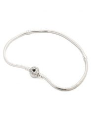 Pandora Srebrna bransoletka z cyrkoniami rozmiar: 18 cm. Szare bransoletki Pandora, z cyrkonią, srebrne. Za 308.95 zł.