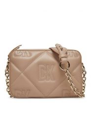 DKNY Torebka Crosstown Camera Bag R33EKY48 Beżowy. Brązowe listonoszki DKNY, bez wzorów, ze skóry, bez dodatków. Za 669.99 zł.