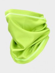 4F Szal-koło w kolorze żółtym rozmiar: onesize. Żółte szaliki 4f, bez wzorów, z materiału. Za 43.99 zł.