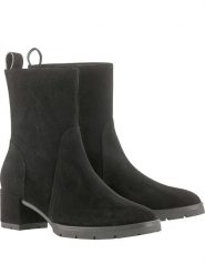 Högl Skórzane botki "Diana" w kolorze czarnym rozmiar: 40. Czarne botki Högl, bez wzorów, bez obcasa, bez zapięcia. Za 370.71 zł.