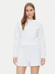 Save The Duck Bluza DF1180W CLEE20 Biały Relaxed Fit. Białe bluzy Save the duck, bez wzorów, z bawełny, bez kaptura. Za 219.99 zł.