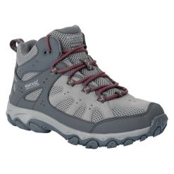 Damskie Buty Do Chodzenia Edgepoint IV Mid Cut. Czerwone trekkingi Regatta, z materiału, trekkingowe. Za 296.99 zł.