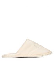 Calvin Klein Jeans Kapcie Slipper Satin Moire YW0YW02053 Écru. Obuwie domowe Calvin Klein Jeans, bez wzorów, z jeansu, bez zapięcia. Za 209.99 zł.