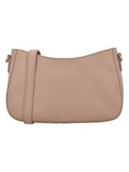 Charm Skórzana torebka w kolorze beżowym - 27 x 16 x 7 cm rozmiar: onesize. Brązowe torby na ramię Charm, bez wzorów, z materiału, na ramię, bez dodatków. Za 239.99 zł.