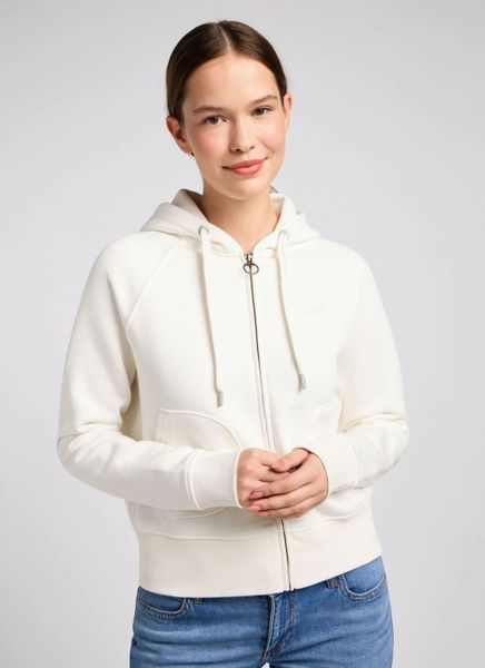 DAMSKA BLUZA LEE ZIP THROUGH HOODIE ECRU 112350174. Bluzy Lee, l, bez wzorów, bez kaptura. Za 189.99 zł.