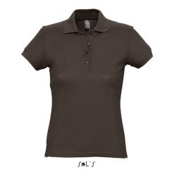 Polo Sol's Passion. Brązowe koszulki polo SOL'S, l, bez wzorów, bez kołnierzyka, bez ramiączek. Za 59.95 zł.