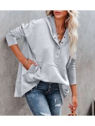 Milan Kiss Bluza w kolorze szarym rozmiar: S. Szare bluzy Milan Kiss, s, bez wzorów, z kapturem. Za 165.99 zł.