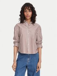 Weekend Max Mara Koszula Panetto 2625116101 Kremowy Regular Fit. Białe koszule Weekend Max Mara, bez wzorów, z bawełny, bez kołnierzyka, bez ramiączek. Za 789.99 zł.