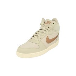 Buty Sportowe Damskie WMNS Nike Court Borough Mid. Białe obuwie sportowe Nike, ze skóry, bez zapięcia, do biegania, Nike Court. Za 320.30 zł.