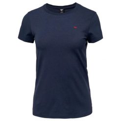 Koszulka Damska Playo II Slim. Niebieskie bluzki Hi-tec, bez wzorów, sportowe, bez kołnierzyka, bez ramiączek. Za 53.99 zł.