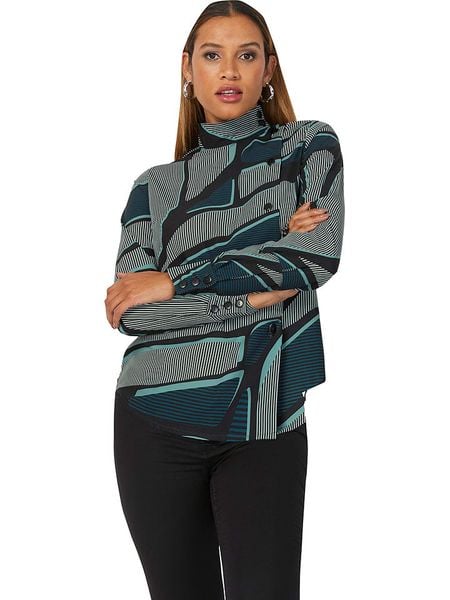 WITT WEIDEN Bluzka w kolorze zielonym rozmiar: 50. Zielone bluzki WITT WEIDEN, bez wzorów, bez kołnierzyka, bez ramiączek. Za 96.83 zł.