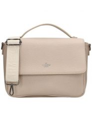 Charm Torebka "Mulberry street" w kolorze beżowym - 25,5 x 19 x 9 cm rozmiar: onesize. Brązowe torby na ramię Charm, bez wzorów, z materiału, street, przez ramię, bez dodatków. Za 100.99 zł.