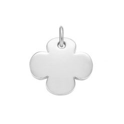 Zawieszka wisząca koniczyna okrągła 1,5 cm, posrebrzana. Bransoletki Lilou, posrebrzane. Za 129.00 zł.