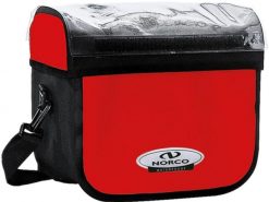 Torba na kierownicę Yukon. Czerwone torby na ramię NORCO, bez wzorów, z tkaniny, na ramię, duże, bez dodatków. Za 329.90 zł.