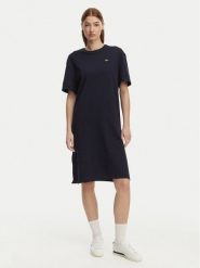 Lacoste Sukienka codzienna EF2883 Granatowy Oversize. Niebieskie sukienki Lacoste, na co dzień, bez wzorów, z bawełny, bez kołnierzyka, bez ramiączek, oversize. Za 529.99 zł.