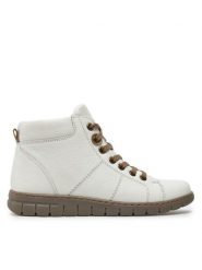 Go Soft Botki WI23-GHANA-03B Beżowy. Brązowe botki GO SOFT, bez wzorów, ze skóry, bez obcasa, na płaskiej podeszwie, bez zapięcia. Za 249.99 zł.