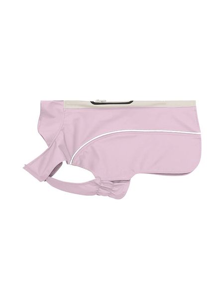 VOV & VUF Płaszcz przeciwdeszczowy w kolorze jasnoróżowym dla psa rozmiar: M. Różowe płaszcze VOV & VUF, m, bez wzorów, z materiału, bez kaptura. Za 48.05 zł.