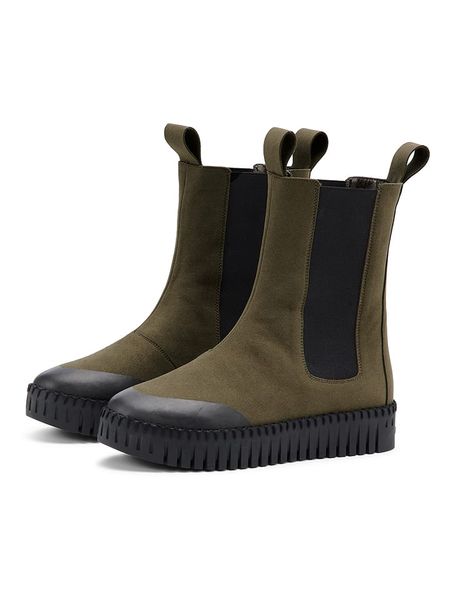 Ilse Jacobsen Sztyblety w kolorze khaki rozmiar: 38. Brązowe botki Ilse Jacobsen, bez zapięcia. Za 131.12 zł.