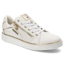 Białe Sneakersy Mustang Sportowe Obuwie Damskie. Białe obuwie sportowe Mustang, bez zapięcia. Za 319.00 zł.