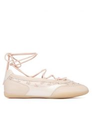 Aldo Baleriny Arabelia 14296223 Écru. Białe baleriny Aldo, bez wzorów, ze skóry, bez obcasa. Za 359.99 zł.