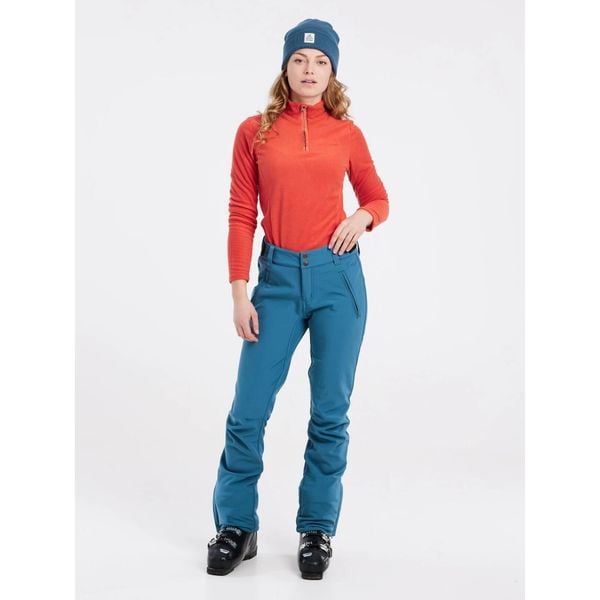 Spodnie narciarskie dla kobiet Protest Lole Softshell. Niebieskie spodnie narciarskie Protest, bez wzorów, z softshellu, narciarskie. Za 510.50 zł.