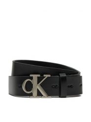 Calvin Klein Pasek Damski K60K612289 Czarny. Czarne paski Calvin Klein, bez wzorów, ze skóry. Za 239.99 zł.
