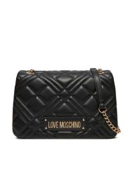 LOVE MOSCHINO Torebka JC4153PP1MLA0000 Czarny. Czarne torebki klasyczne Love Moschino, bez wzorów, ze skóry, bez dodatków. Za 499.99 zł.