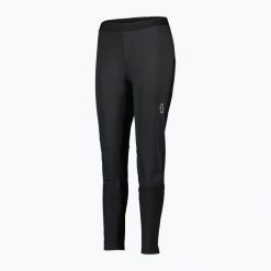 Spodnie do biegania damskie SCOTT Endurance Gore-Tex Windstopper. Czarne spodnie dresowe Scott, bez wzorów, z dresówki, do biegania, gore-tex. Za 479.99 zł.