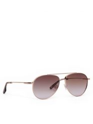 Trussardi Okulary przeciwsłoneczne TSM3015 Złoty. Żółte okulary przeciwsłoneczne TRUSSARDI, bez wzorów, z tworzywa sztucznego. Za 679.99 zł.