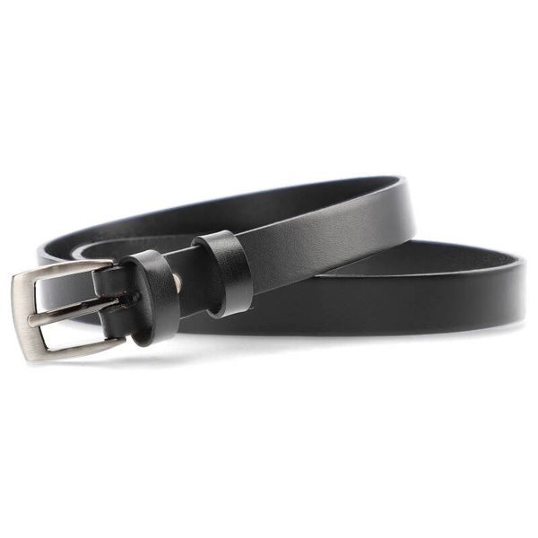 Czarny Skórzany Pasek Damski Armodo. Czarne paski Armodo, z aplikacjami, ze skóry, eleganckie. Za 59.99 zł.