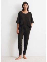 Marc O´Polo Bodywear Spodnie w kolorze czarnym rozmiar: S. Czarne spodnie materiałowe s, bez wzorów, z materiału. Za 110.04 zł.