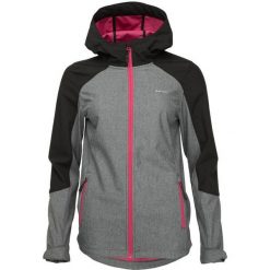 Kurtka softshell damska LOAP LADANA, S, szaro-czarna. Brązowe kurtki sportowe ZEAGLE, s, bez wzorów, z softshellu, bez kaptura, trekkingowe. Za 261.99 zł.