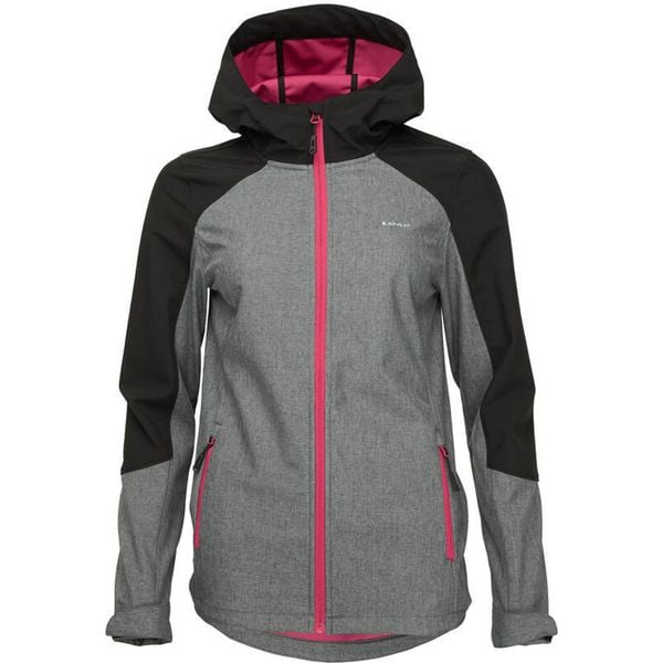Kurtka softshell damska LOAP LADANA, S, szaro-czarna. Brązowe kurtki sportowe ZEAGLE, s, bez wzorów, z softshellu, bez kaptura, trekkingowe. Za 261.99 zł.