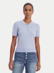 Fracomina Sweter FR26ST7003K524R9 Błękitny Regular Fit. Niebieskie swetry Fracomina, l, bez wzorów, z syntetyku, bez ramiączek. Za 459.99 zł.