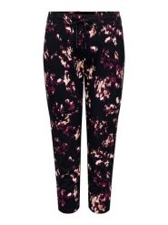 ONLY Carmakoma Spodnie w kolorze czarno-fioletowym rozmiar: 48/L32. Czarne spodnie materiałowe Only Carmakoma, na co dzień, l, bez wzorów, z materiału. Za 118.01 zł.