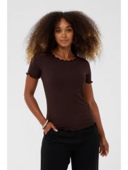 Cream Koszulka w kolorze ciemnobrązowym rozmiar: XXL. Brązowe bluzki Cream, xxl, bez wzorów, bez kołnierzyka, bez ramiączek. Za 82.99 zł.