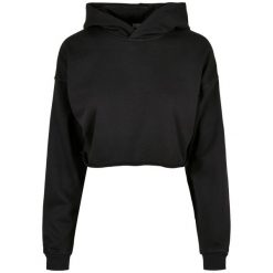 Bluza Damska Z Kapturem Oversize. Czarne bluzy Urban Classics, xl, bez wzorów, z kapturem. Za 131.99 zł.