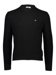 Napapijri Sweter w kolorze czarnym rozmiar: L. Czarne swetry Napapijri, l, bez wzorów, bez ramiączek. Za 228.38 zł.