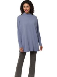 Heine Sweter w kolorze niebieskim rozmiar: 38. Niebieskie swetry Heine, bez wzorów, bez ramiączek. Za 43.99 zł.